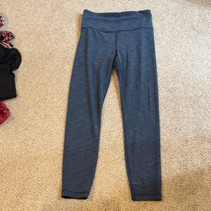 Athleta Elation‎ Ultra High Rise 7/8 Leggings Heathered Blue Size XS